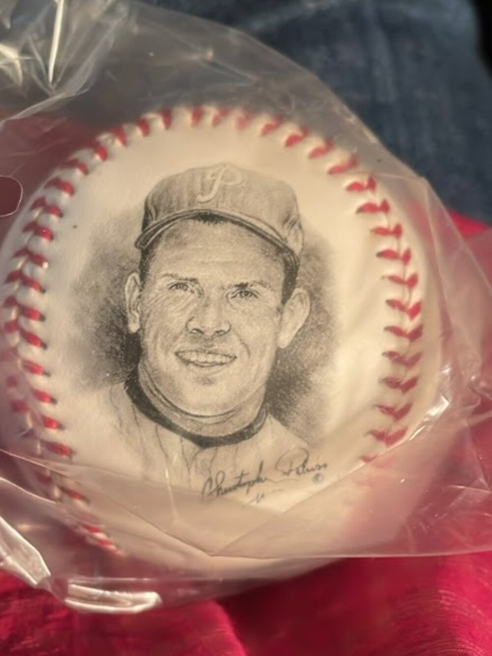Robin Roberts Philadelphia Phillies Foto-Ball Burger King Baseball